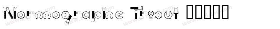 Normographe Tryout字体转换